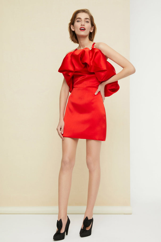 Eleonor Ruffle Mini Dress