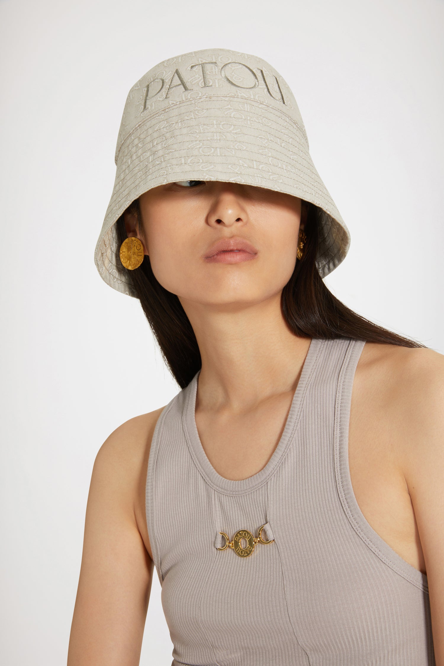 Patou | Patou bucket hat in organic cotton jacquard