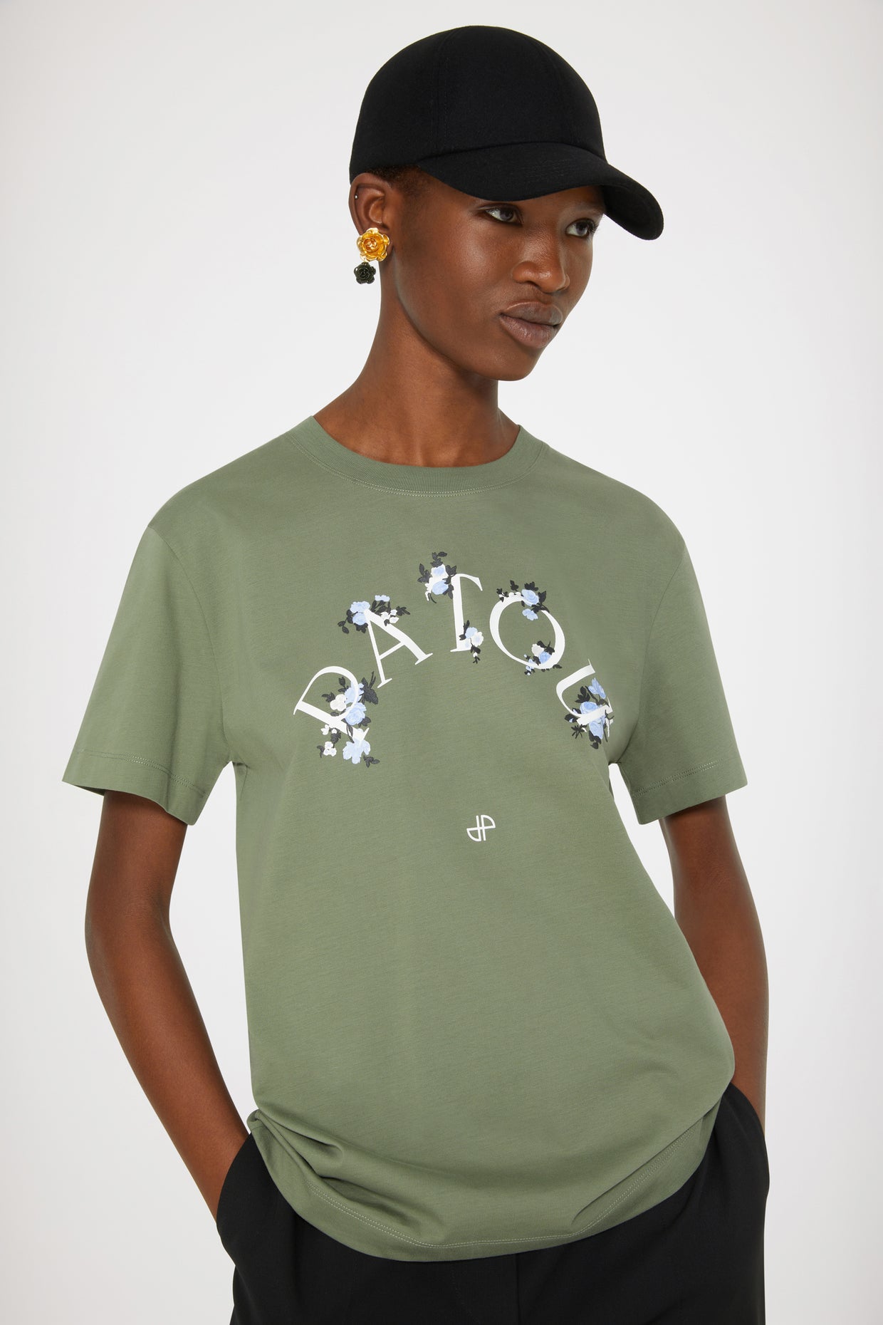 Patou - Floral Patou t-shirt in organic cotton