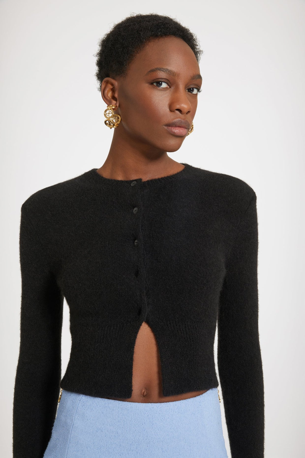 Patou - Cardigan corto in misto alpaca sostenibile