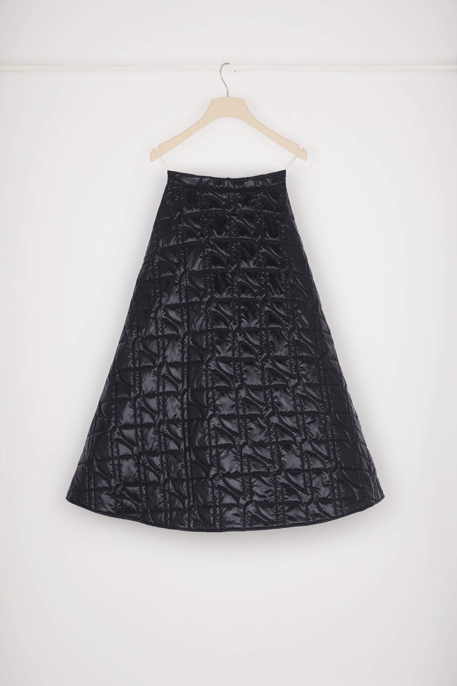 Patou | Quilted maxi skirt in recycled polyamide